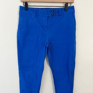 Vineyard Vines straight ankle cropped vibrant blue khaki pant SZ 4